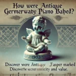 How were Antique 1903 German Jasperware Piano Baby Marked