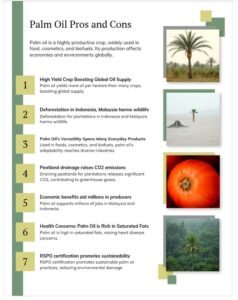 Palm Oil Pros and Cons