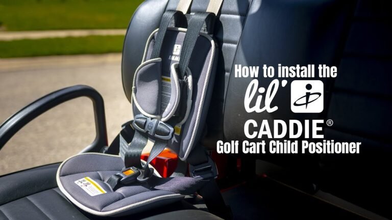 How to Put Car Seat in Golf Cart