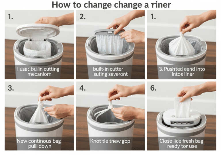 How to Change Bag on Diaper Genie