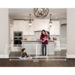Extra-Wide Baby Gate With Door