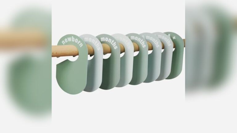 Top Nursery Closet Dividers Set: Newborn–24M Size Markers for Total Wardrobe Organization