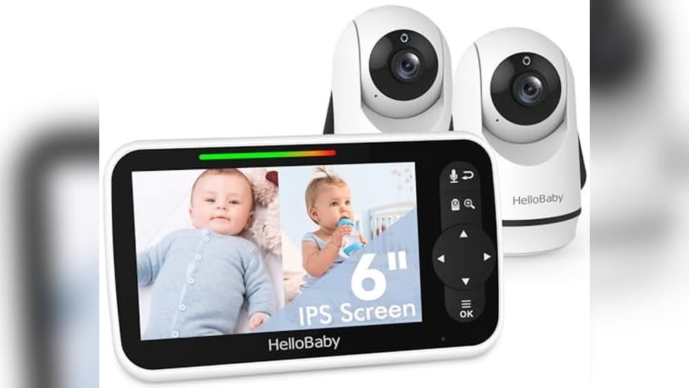 Split-Screen Non-Wifi Baby Monitor