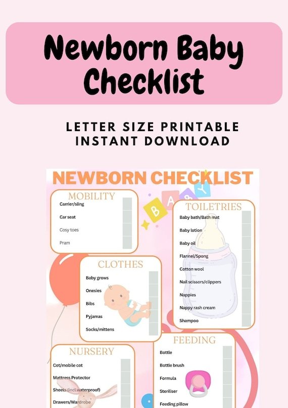 Nursery Checklist For New Parents