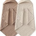 Yoofoss Hooded Baby Towels Newborn 2