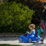 Child walking confidently