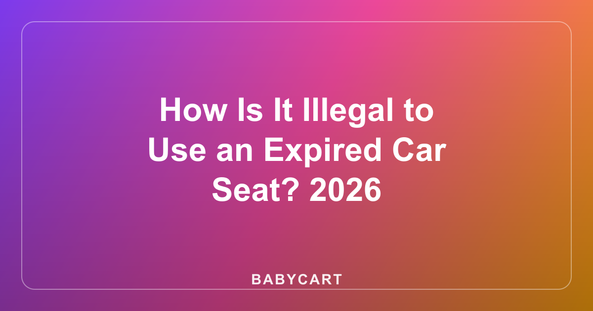 How Is It Illegal to Use an Expired Car Seat? 2026