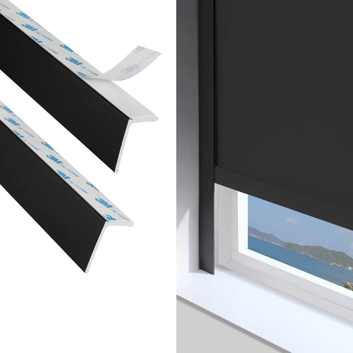 blackout curtain light gap