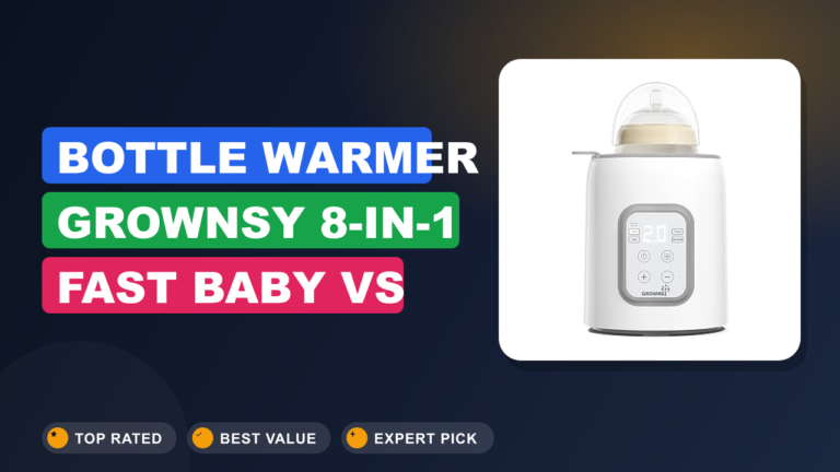 Bottle Warmer Grownsy 8-in-1 Fast Baby vs Portable Bottle Warmer Fast Warming…: Full Comparison