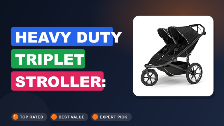 Heavy Duty Triplet Stroller: All-Terrain & Tough