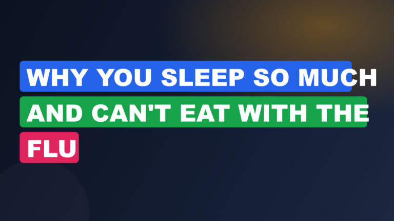 why you sleep so much and can t eat with the flu cover msls7nob