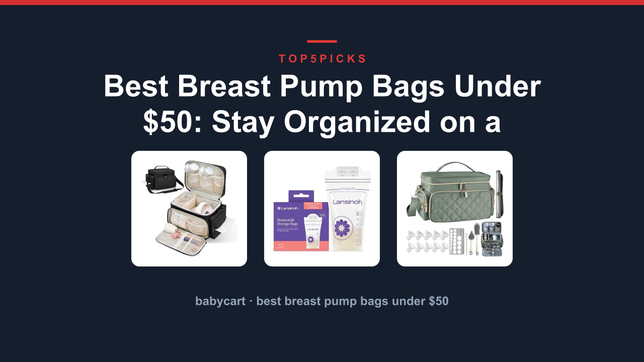 Best Breast Pump Bags Under $50: Stay Organized on a Budget