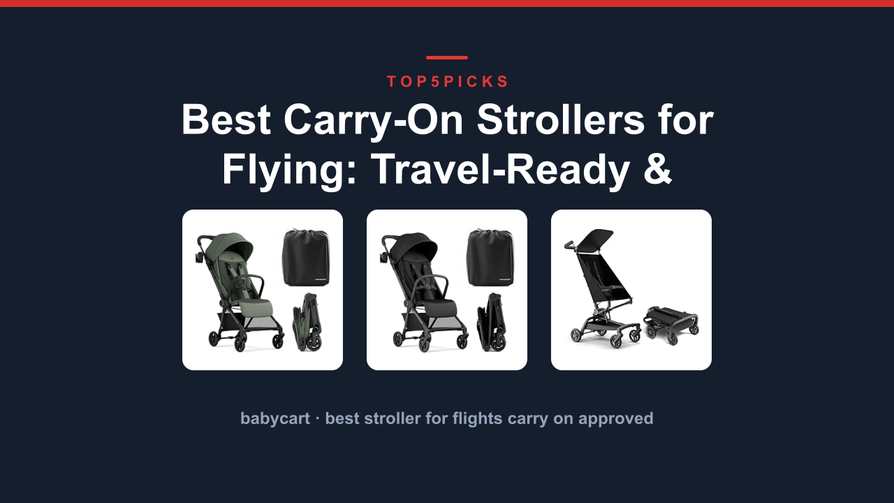 Best Carry-On Strollers for Flying: Travel-Ready & Approved