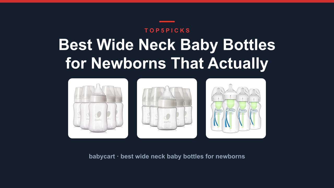 Best Wide Neck Baby Bottles for Newborns That Actually Work