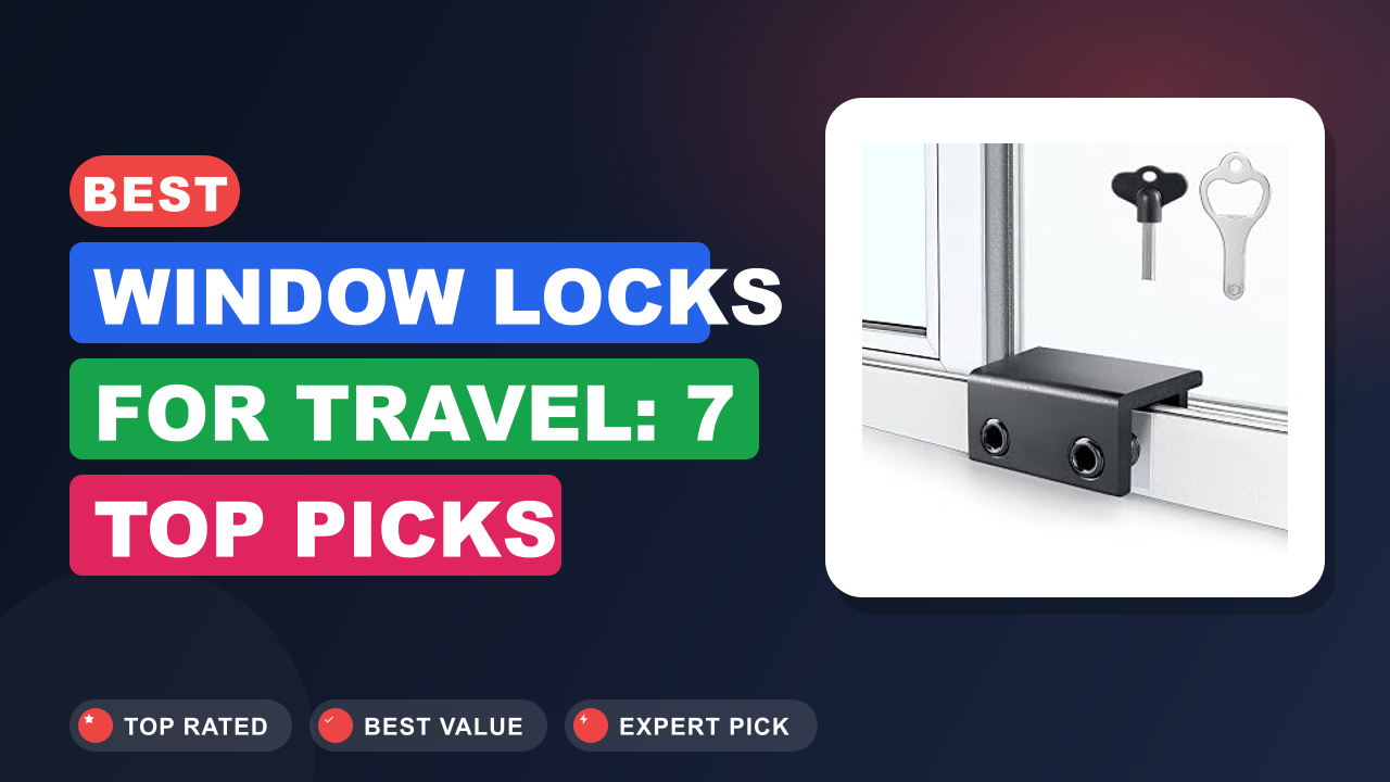 Best Window Locks for Travel: 7 Top Picks