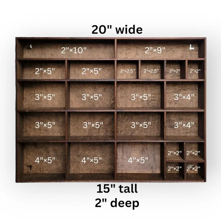 cubby shelf measurement
