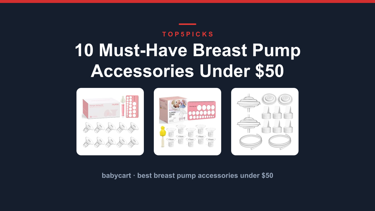 10 Must-Have Breast Pump Accessories Under $50
