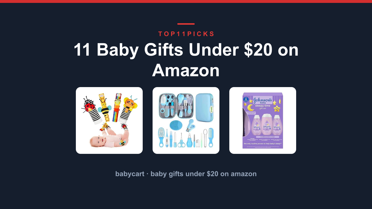 11 Baby Gifts Under $20 on Amazon