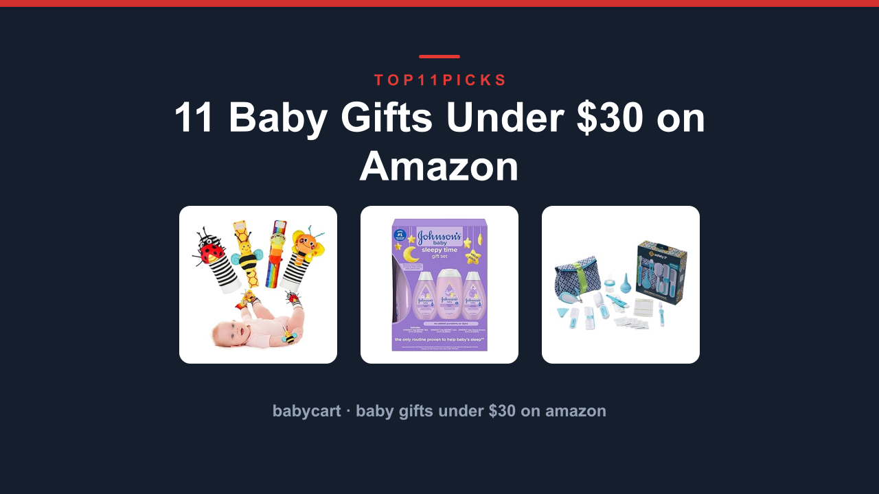 11 Baby Gifts Under $30 on Amazon