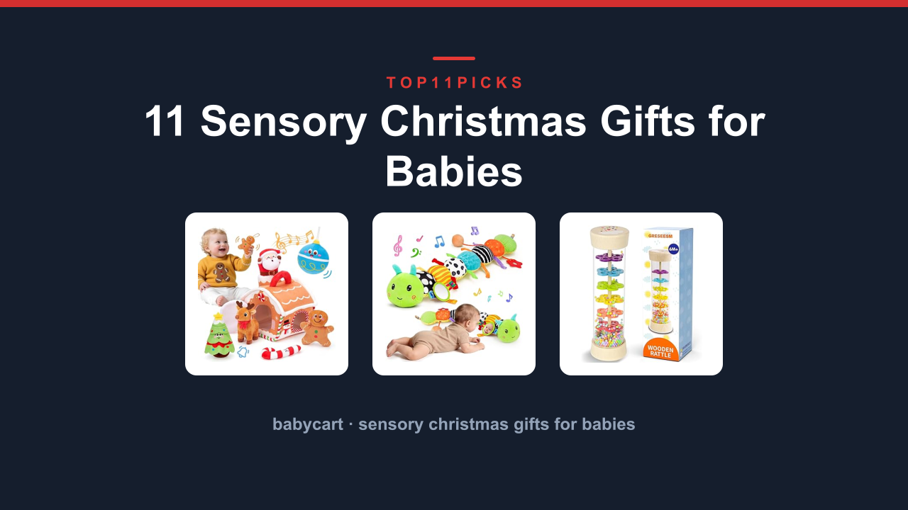 11 Sensory Christmas Gifts for Babies
