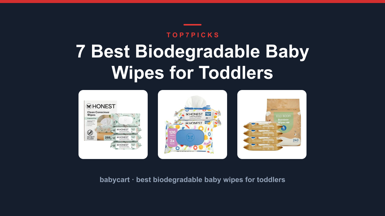 7 Best Biodegradable Baby Wipes for Toddlers