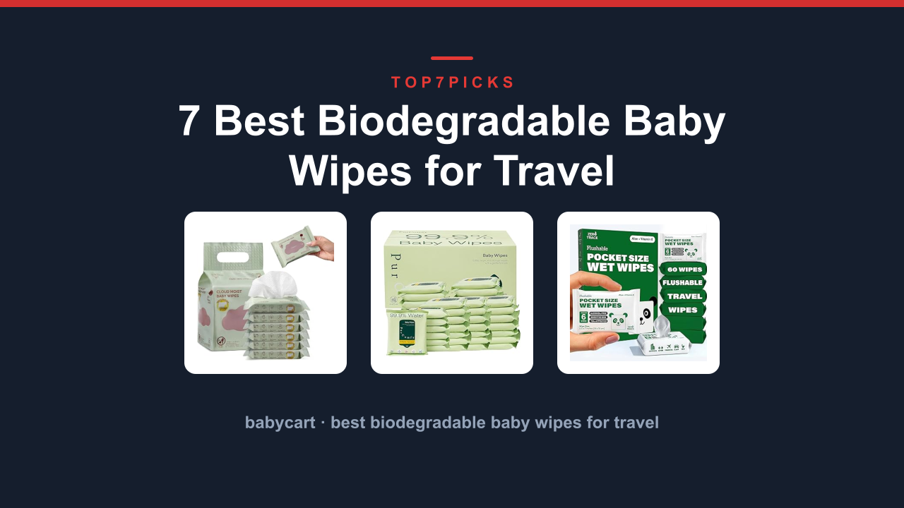 7 Best Biodegradable Baby Wipes for Travel
