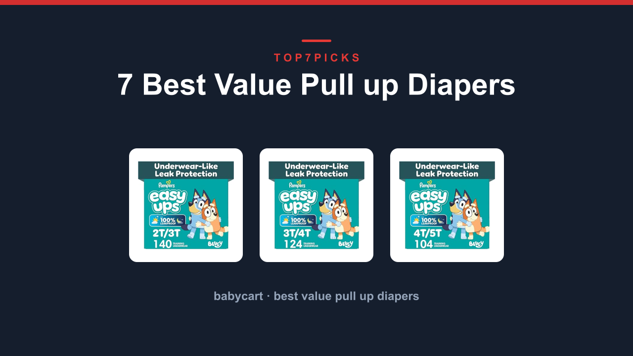 7 Best Value Pull up Diapers
