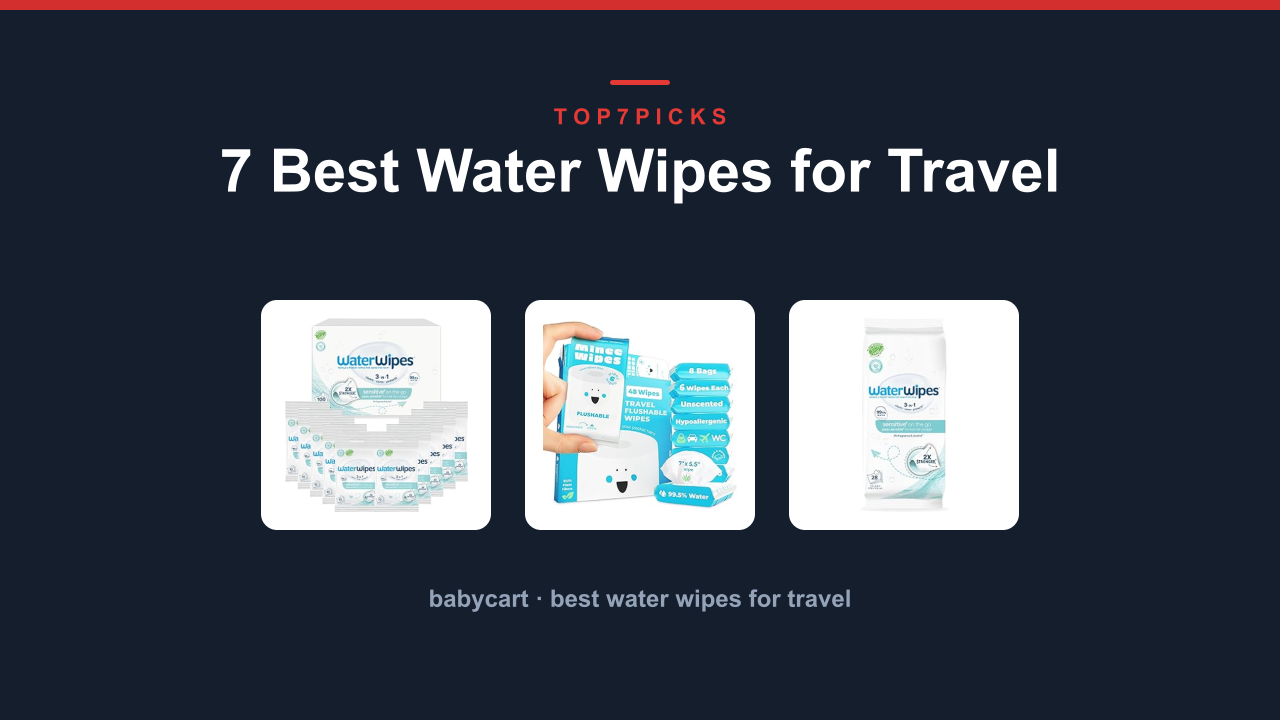 7 Best Water Wipes for Travel