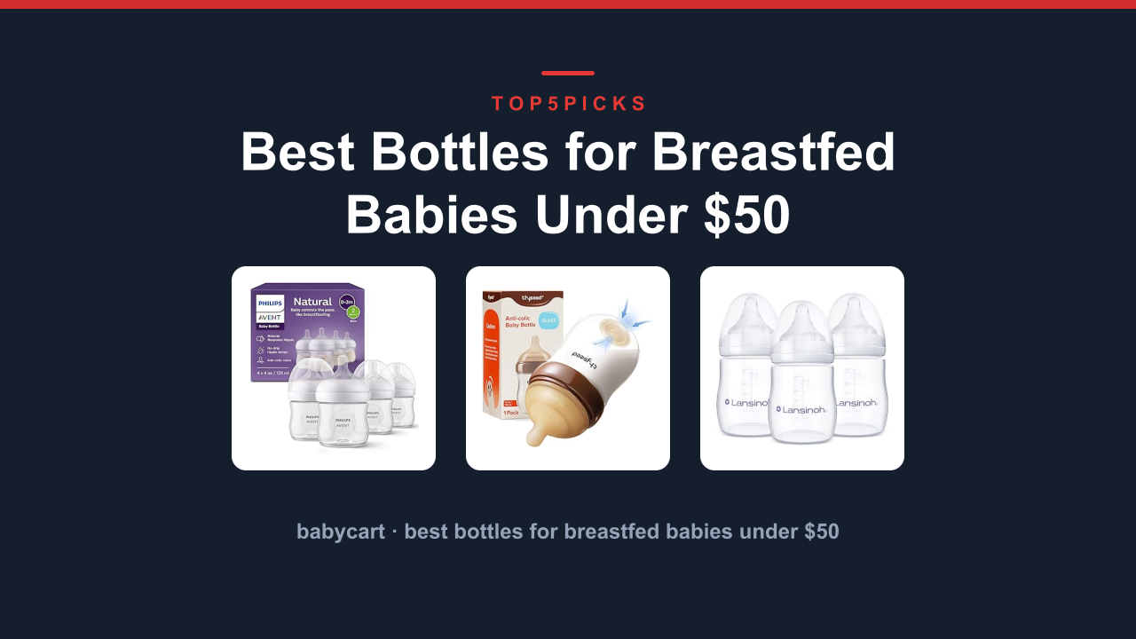 Best Bottles for Breastfed Babies Under $50