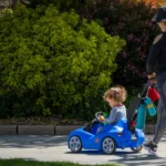 Child walking confidently